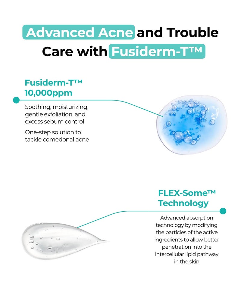 FUSIDYNE تونر ديرما تروبل بالانسينج (150 مل) تونر مهدئ للبشرة مع مركب للتحكم في إفراز الدهون لتحسين البشرة وتهدئتها وتنعيمها، منتجات العناية بالبشرة الكورية - Image 3